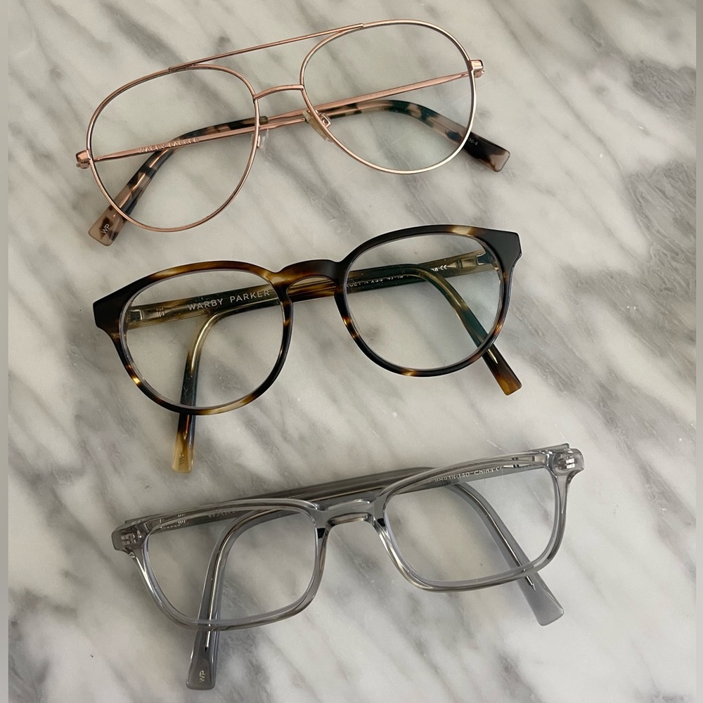 Warby Parker eyeglasses bundle